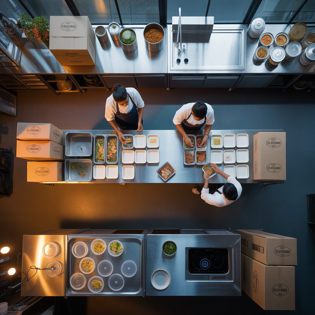 Cloud kitchen operations